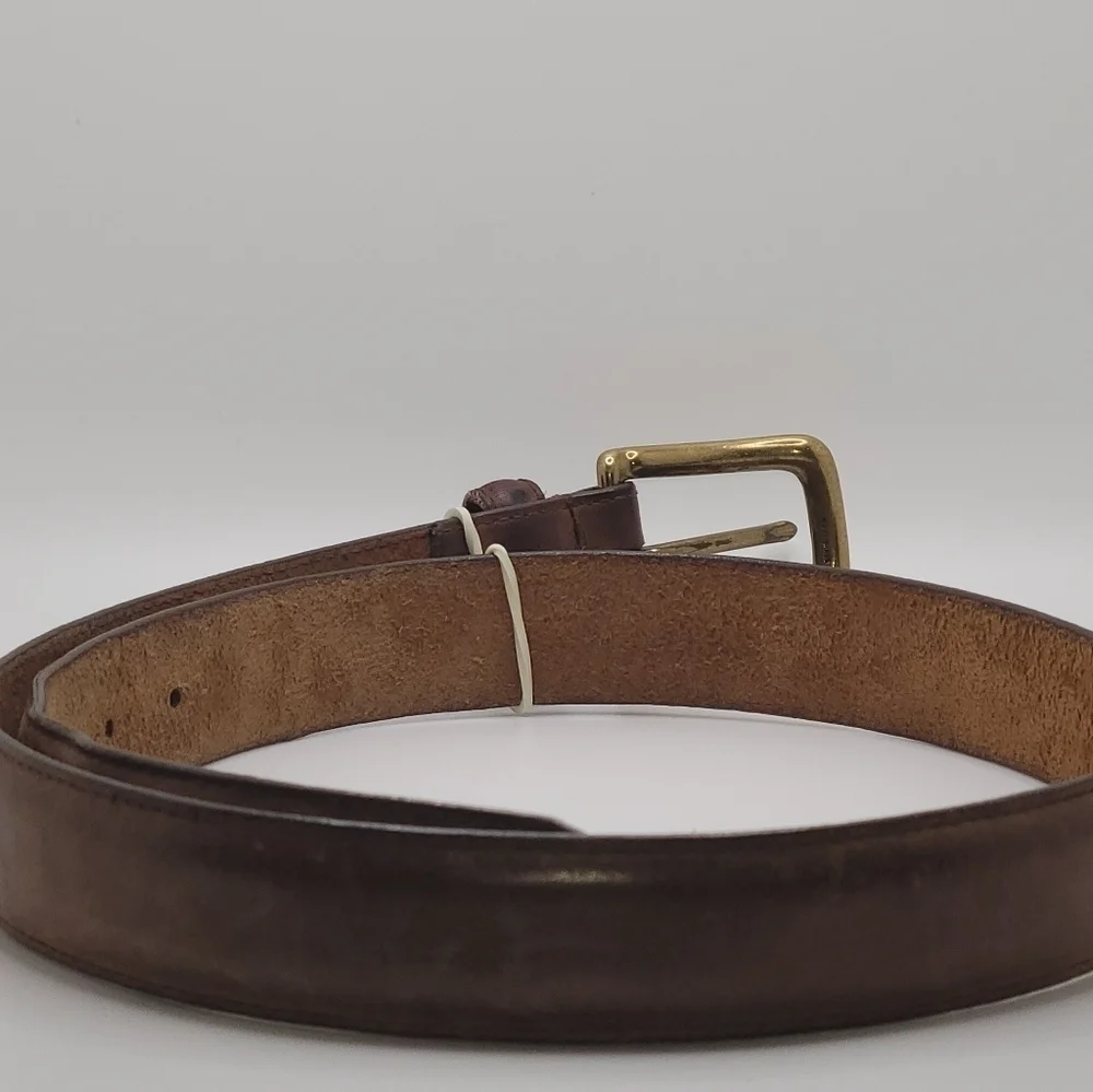 Oiled Chamois Cowhide Belt